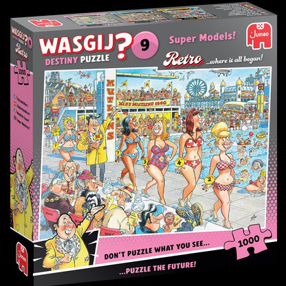 Wasgij - Retro Destiny - #9 Super Models! (1000 Pieces) (1110100503)