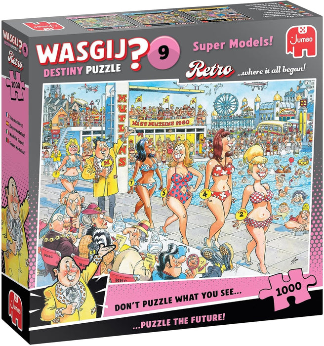 Wasgij - Retro Destiny - #9 Super Models! (1000 Pieces) (1110100503)