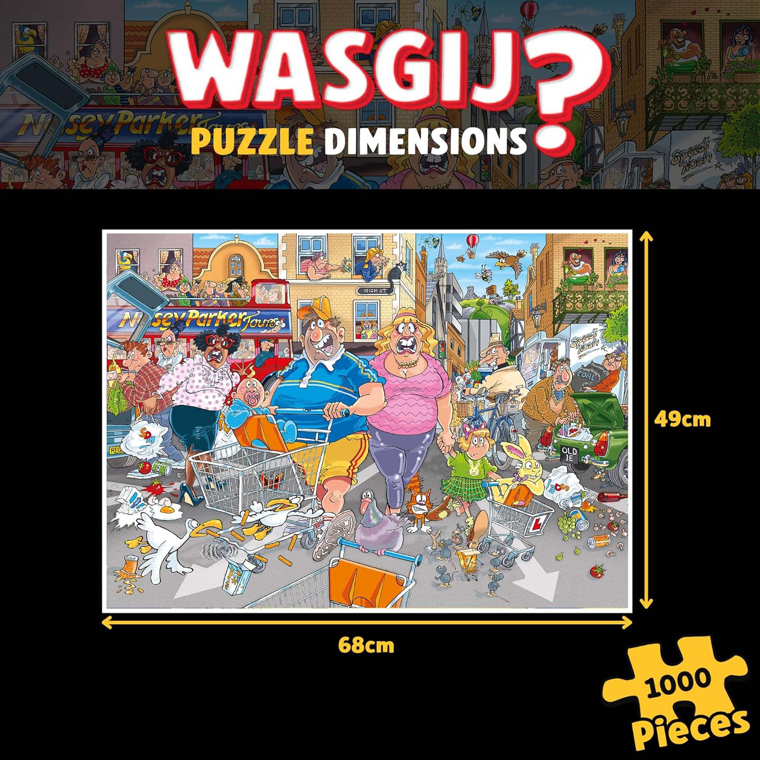 Wasgij Original 46 - Middle Aisle Madness (1000 Stukjes)
