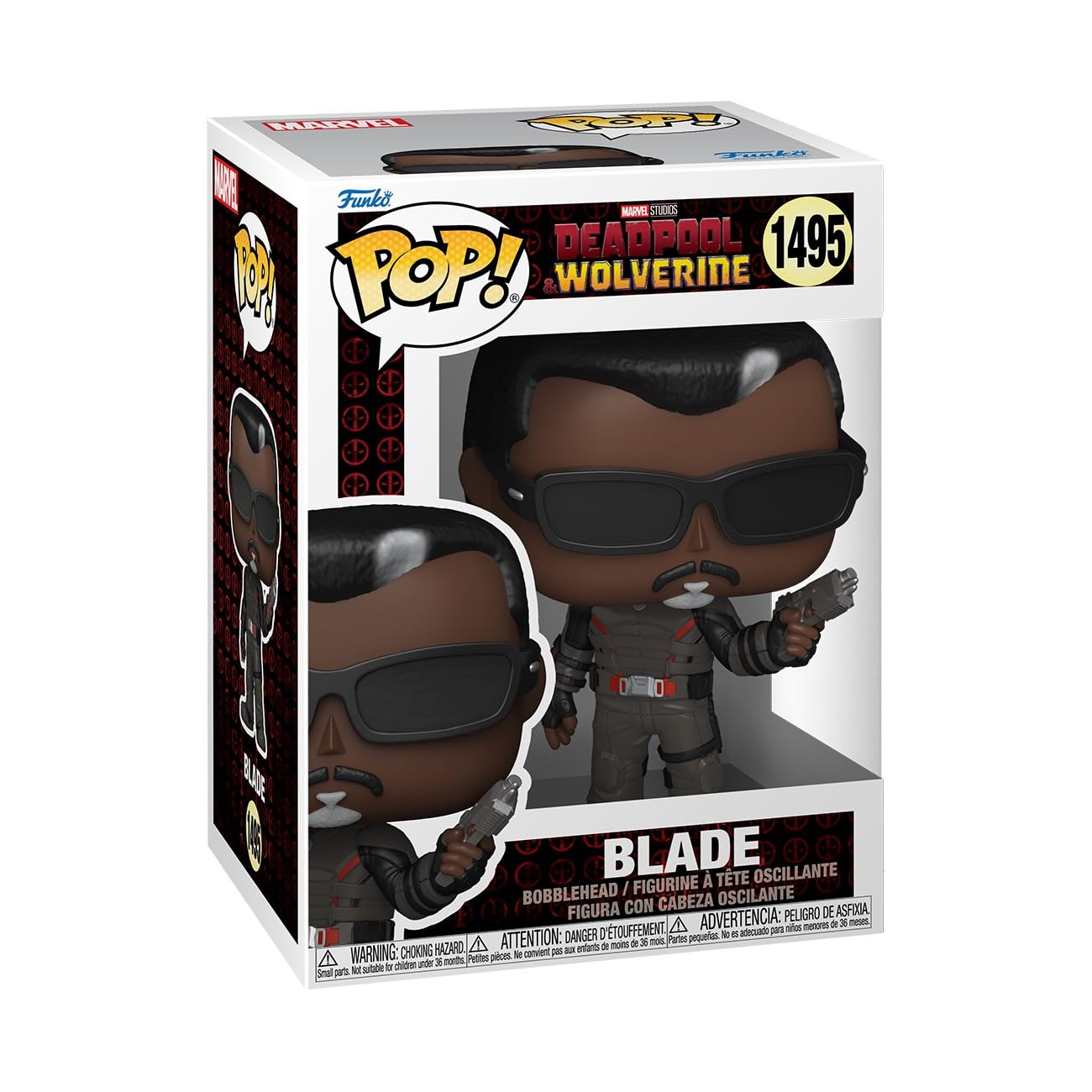 Funko Pop! Marvel: Deadpool & Wolverine - Blade - Collectable Vinyl Figure - Gift Idea - Official Merchandise - Toys for Kids & Adults - Movies Fans - Model Figure for Collectors and Display