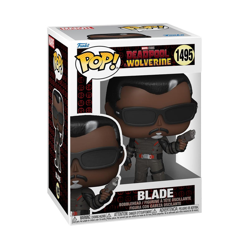 Funko Pop! Marvel: Deadpool & Wolverine - Blade - Collectable Vinyl Figure - Gift Idea - Official Merchandise - Toys for Kids & Adults - Movies Fans - Model Figure for Collectors and Display