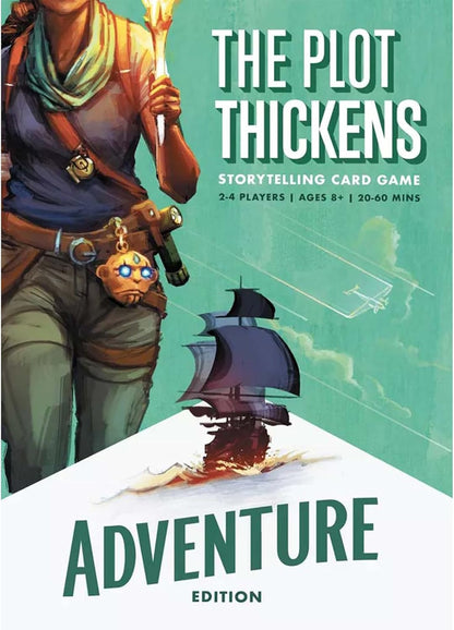 Bright Eye Games - The Plot Thickens Adventure | Card Game | Ages 14+ | 3-4 Players | English Language