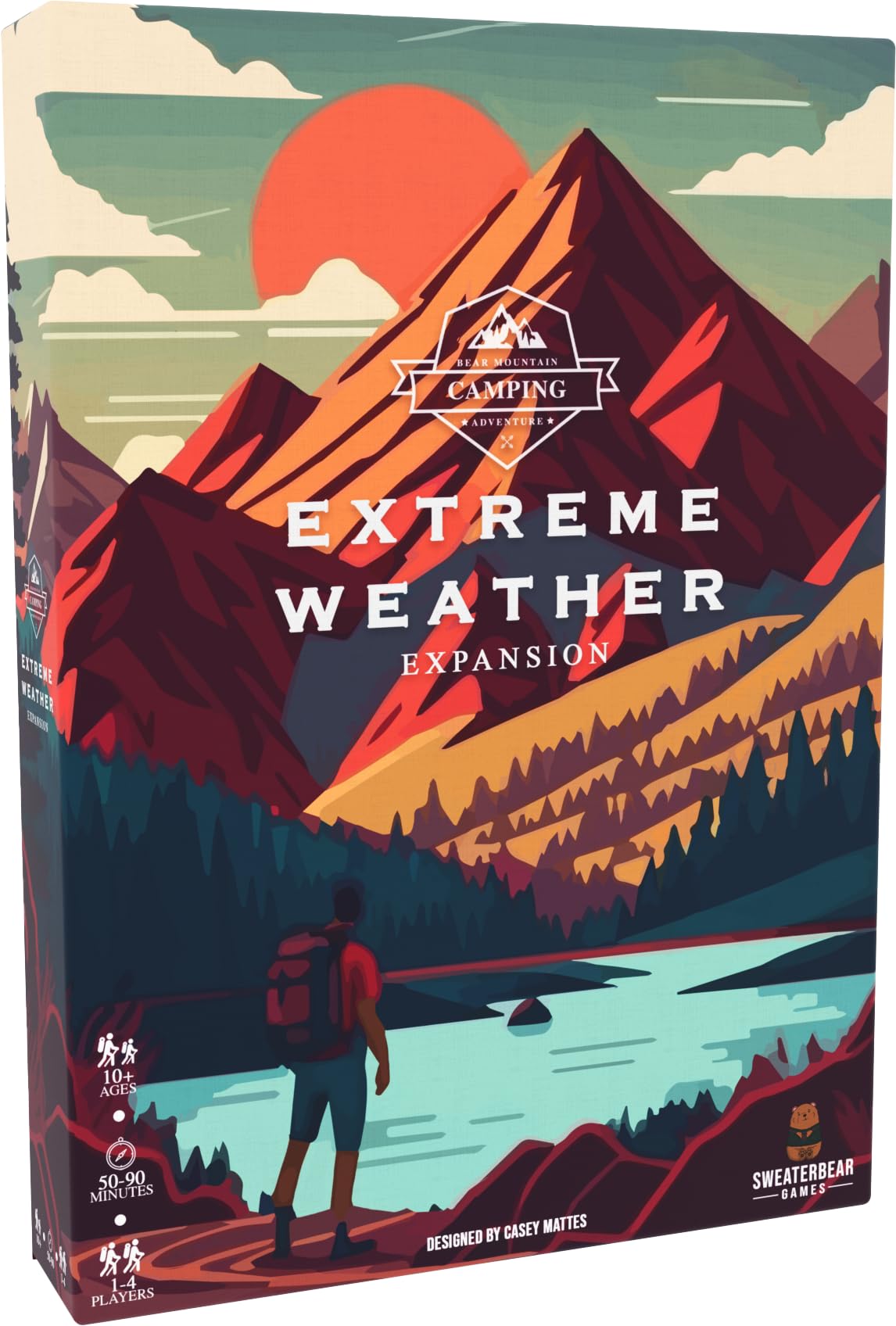 Extreme Weather Expansion | Designed to be Added to Bear Mountain Camping Adventure Base Game | Easy to Learn | Ages 10+ | for 1-4 Players | Perfect for Outdoor Enthusiasts