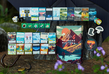 Extreme Weather Expansion | Designed to be Added to Bear Mountain Camping Adventure Base Game | Easy to Learn | Ages 10+ | for 1-4 Players | Perfect for Outdoor Enthusiasts