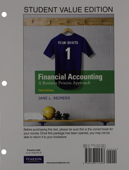 Financial Accounting: Business Process Approach, Student Value Edition Plus New Mylab Accounting with Pearson Etext -- Access Card Package