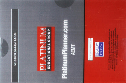 Platinum Planner: Aemt Student Access Code Card