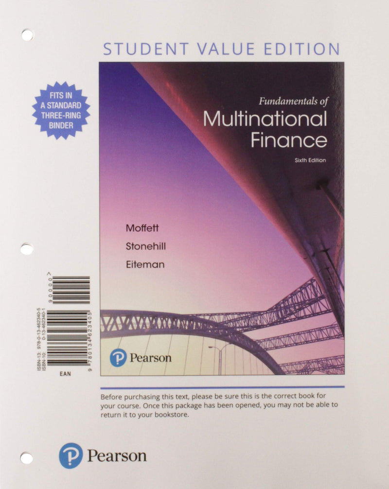 Fundamentals of Multinational Finance, Student Value Edition Plus Mylab Finance with Pearson Etext - Access Card Package (The Pearson Series in Finance)
