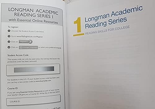 Longman Academic Reading Series 1 with Essential Online Resources: Reading Skills for College