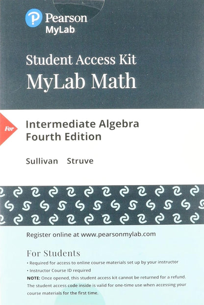 Intermediate Algebra, Books a la Carte Edition Plus Mylab Math -- 24 Month Access Card Package