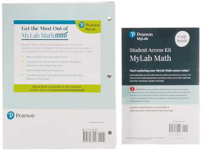 Finite Mathematics for Business, Economics, Life Sciences, and Social Sciences, Books a la Carte, and Mylab Math with Pearson Etext -- 24-Month Access Card Package