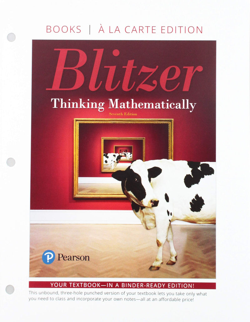 Thinking Mathematically with Integrated Review, Loose-Leaf Edition Plus Mylab Math with Pearson Etext -- 24 Month Access Card Package: Books a La Carte Edition