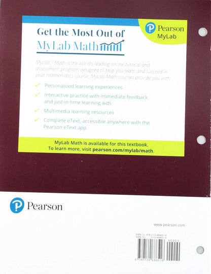 Thinking Mathematically with Integrated Review, Loose-Leaf Edition Plus Mylab Math with Pearson Etext -- 24 Month Access Card Package: Books a La Carte Edition
