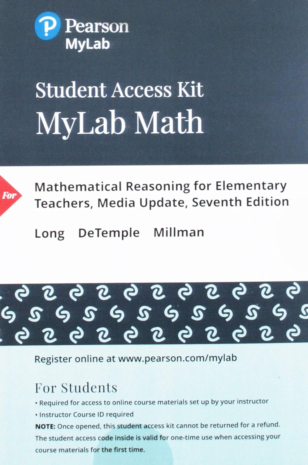 Mathematical Reasoning for Elementary Teachers, Loose-Leaf Version Plus Mylab Math Media Update -- 24 Month Access Card Package