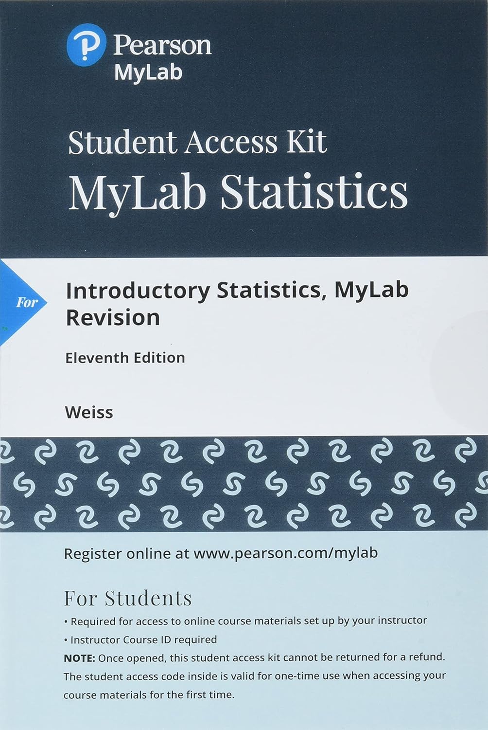 Introductory Statistics, Mylab Revision with Tech Updates, Loose-Leaf Edition Plus Mylab Statistics with Pearson Etext -- 24 Month Access Card Package