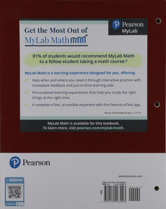 College Algebra, Loose-Leaf Edition Plus New Mylab Math -- 24-Month Access Card Package