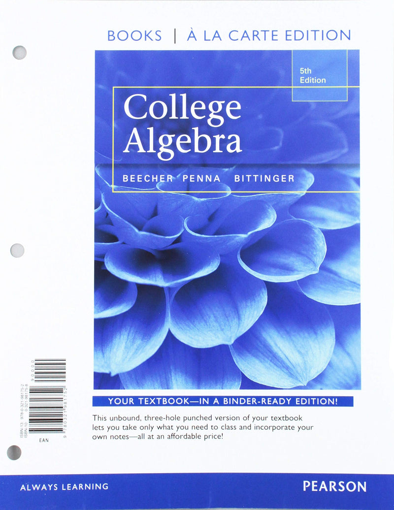 College Algebra, Loose-Leaf Edition Plus Mylab Revision with Corequisite Support -- 24-Month Access Card Package