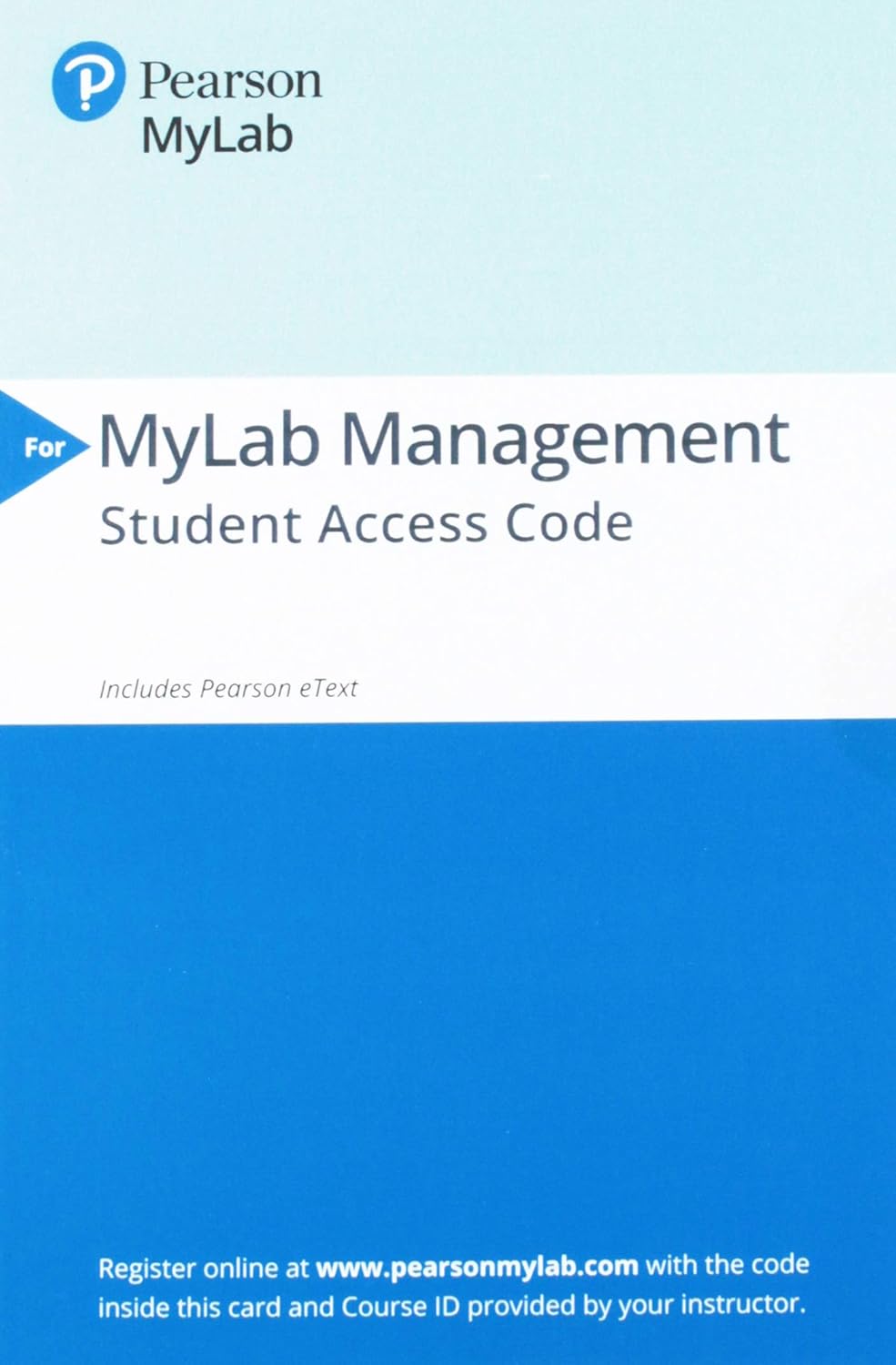 Organizational Behavior Plus 2019 Mylab Management with Pearson Etext -- Access Card Package