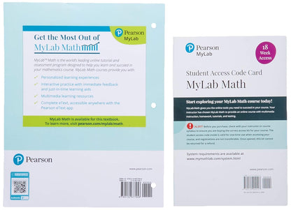 Finite Mathematics for Business, Economics, Life Sciences and Social Sciences Loose Leaf Edition Plus Mylab Math with Pearson Etext - 18-Week Access Card Package