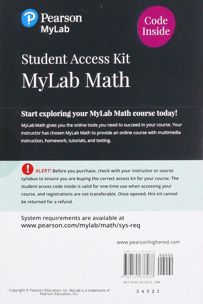 Precalculus: A Right Triangle Approach, Loose-Leaf Edition Plus Mylab Revision with Corequisite Support -- 18 Week Access Card Package