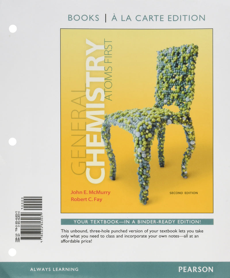 General Chemistry + Modified Masteringchemistry With Pearson Etext: Atoms First, Books a La Carte Edition