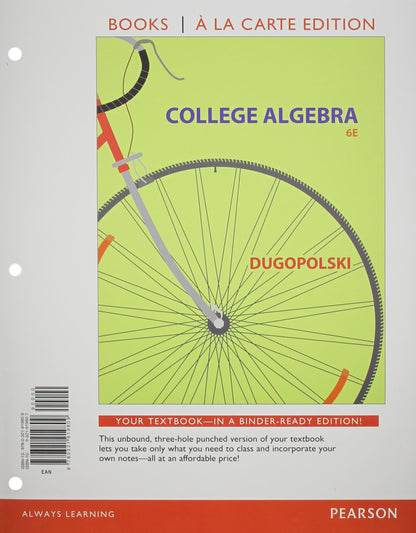 College Algebra, Books a la Carte Edition, Plus New Mylab Math-- Access Card Package