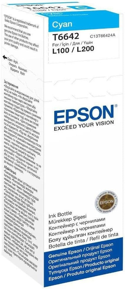 Epson EcoTank 664 Cyan Genuine Ink Bottle