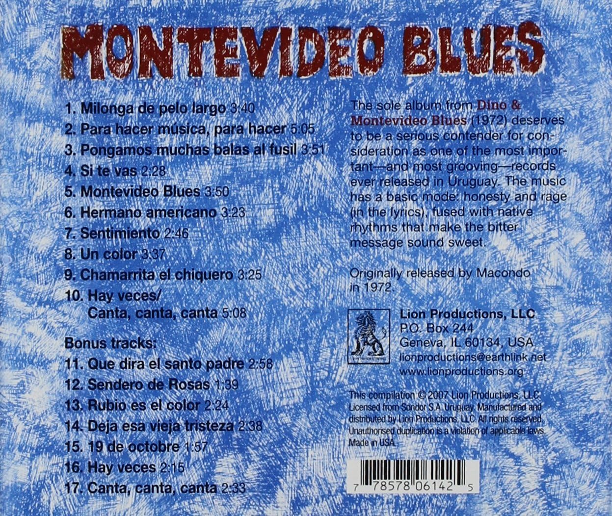 Dino & Montevideo Blues - Montevideo Blues