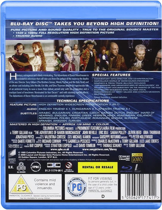 The Adventures Of Baron Munchausen (20th Anniversary Edition)