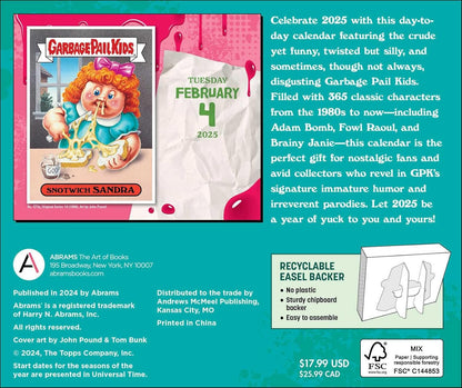 Garbage Pail Kids 2025 Day-to-Day Calendar