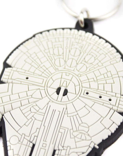 Star Wars, RK38348C, Star Wars - Millennium Falcon Rubber Keychain, Multi-Color, 4.5 x 6cm