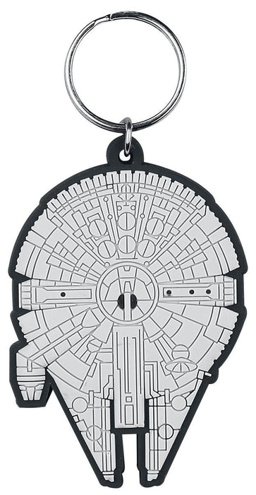 Star Wars, RK38348C, Millennium Falcon Rubber Keychain, Multi-Color, 4.5 x 6cm