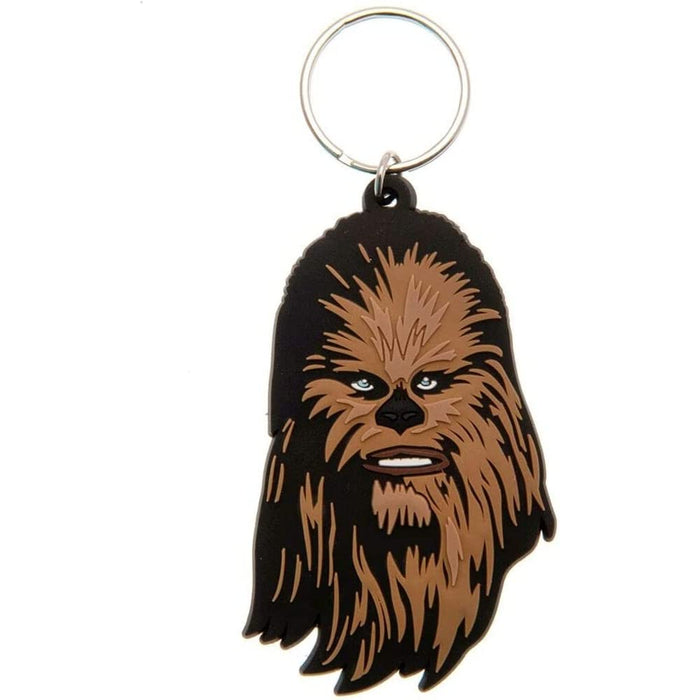 Star Wars, RK38346C, Star Wars - Chewbacca Rubber Keychain, Multi-Color, 4.5 x 6cm