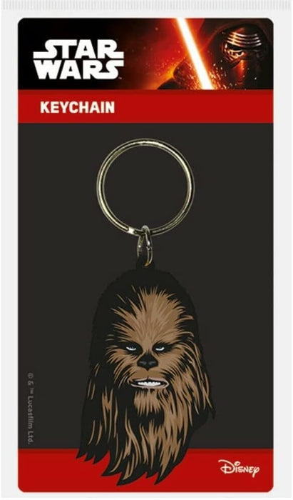 Star Wars, RK38346C, Star Wars - Chewbacca Rubber Keychain, Multi-Color, 4.5 x 6cm