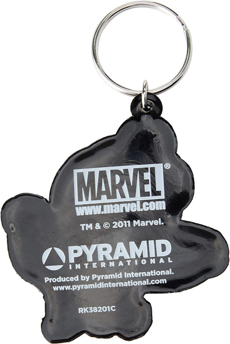 Marvel RK38201C Comics 'Spiderman Crouch' Rubber Keychain, Multicoloured, 40 x 40 cm