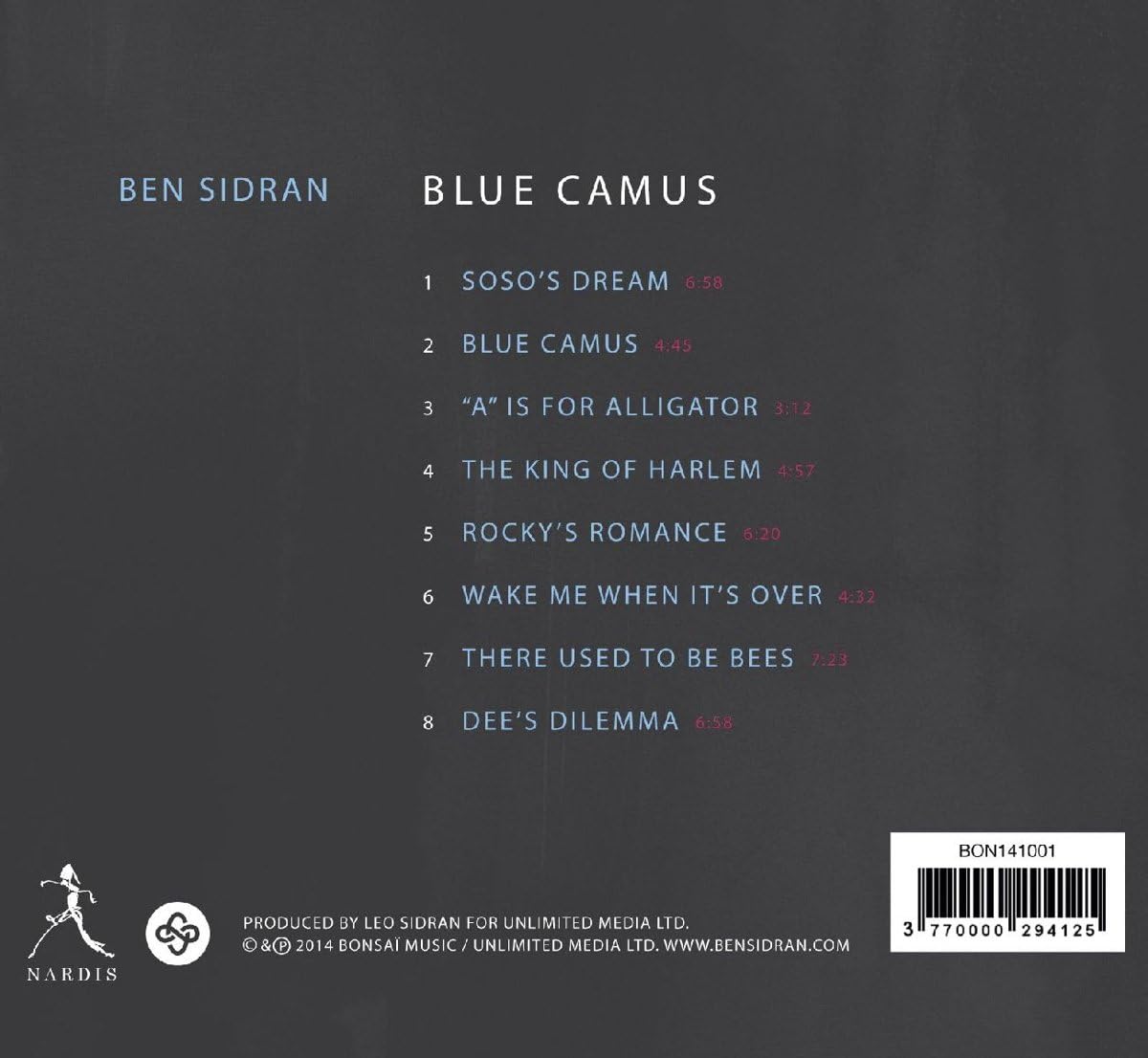 Ben Sidran - Blue Camus (CD)
