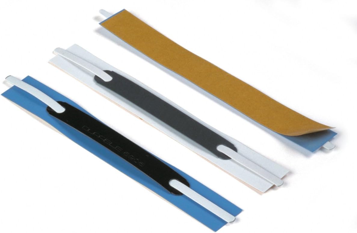 Durable 690602 Cinta autoadhesiva Flexifix, 1 paquete de 100 piezas, blanca