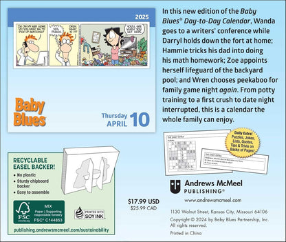 Baby Blues 2025 Day-to-Day Calendar