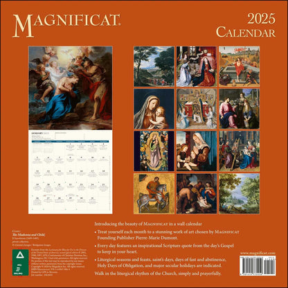 Magnificat 2025 Wall Calendar