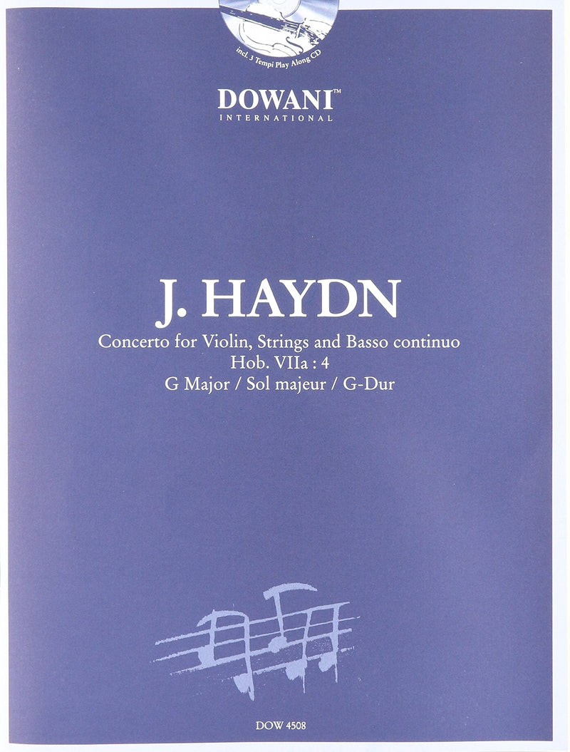 Haydn: Concerto for Violin, Strings and Basso Continuo: In G Major, Hob. Viia:4