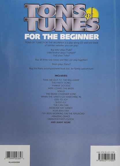 Tons of Tunes for the Beginner: F Horn