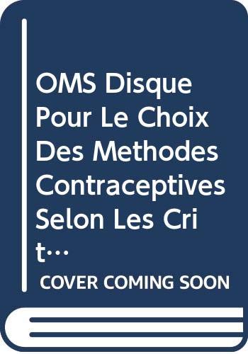 Oms Disque Pour Le Choix Des Methodes Contraceptives Selon Les Criteres de Recevabilite Medicale. Paquet de 20 Disques