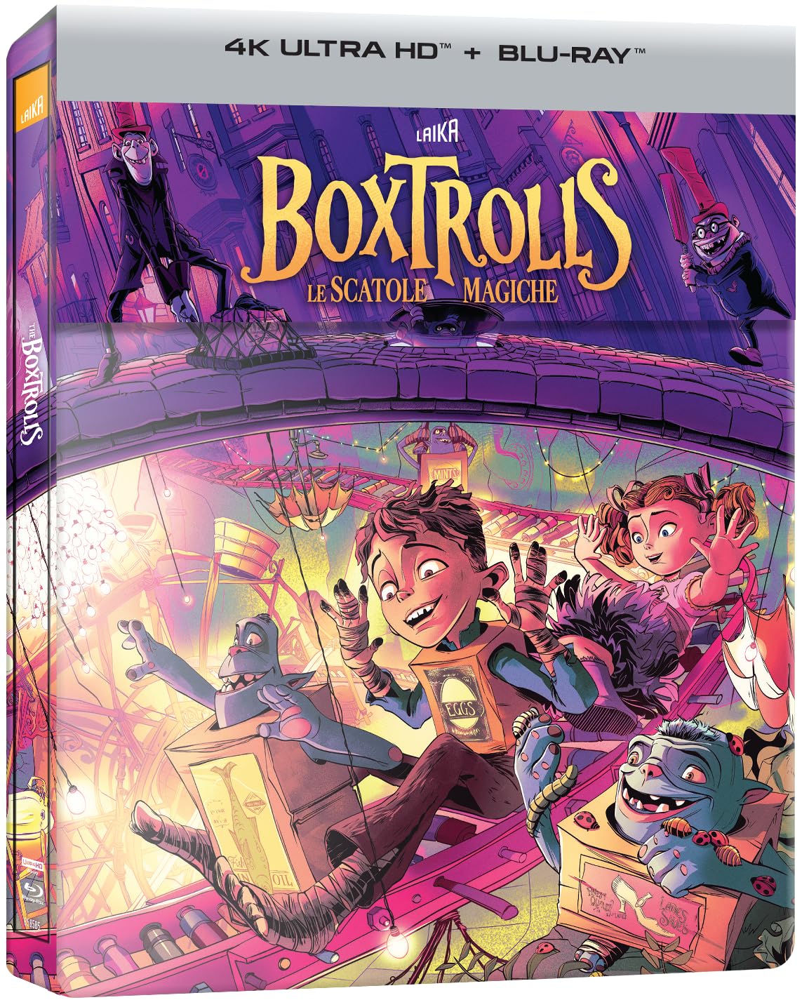 Boxtrolls - Le Scatole Magiche (Steelbook 4K UHD + Blu-ray
