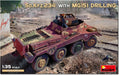 Mini Art 40014 1:35 Dt. Sd.Kfz.234 m. MG151 Drilling - getrouwe replica, modelbouw, plastic bouwpakket, knutselen, hobby, lijmen, modelbouwset, monteren