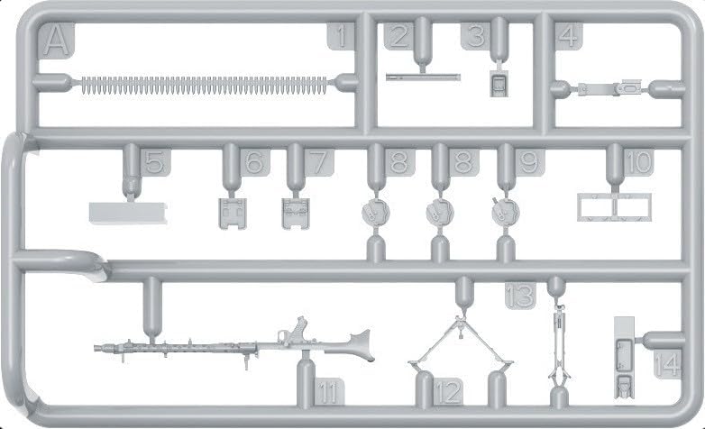 Mini Art 53044 1:35 Dt. MGS m. Accessoireset Spec.Ed. - getrouwe replica, modelbouw, plastic bouwpakket, knutselen, hobby, lijmen, modelbouwset, monteren