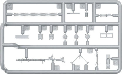 Mini Art 53044 1:35 Dt. MGS m. Accessoireset Spec.Ed. - getrouwe replica, modelbouw, plastic bouwpakket, knutselen, hobby, lijmen, modelbouwset, monteren