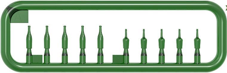 Mini Art 35665 1:35 Box & Flessenset - getrouwe replica, modelbouw, plastic bouwpakket, knutselen, hobby, lijmen, modelbouwset, monteren