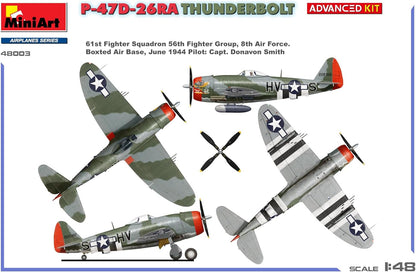 MiniArt - 1/48 P-47d-26ra Thunderbolt Advanced Kit (01/25) *