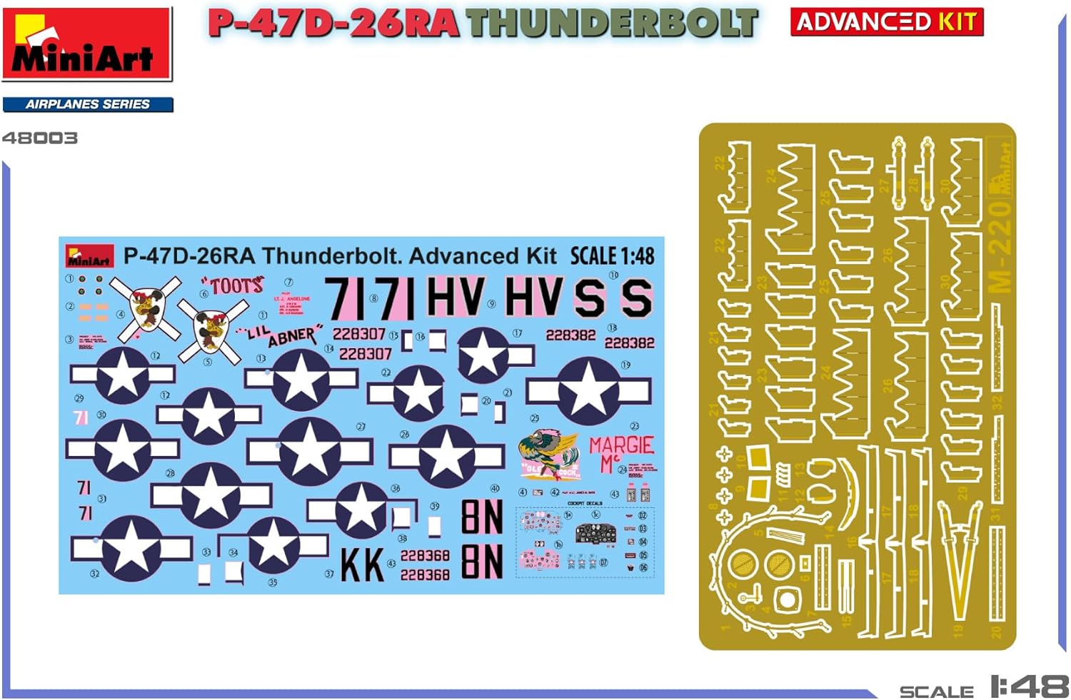 MiniArt - 1/48 P-47d-26ra Thunderbolt Advanced Kit (01/25) *