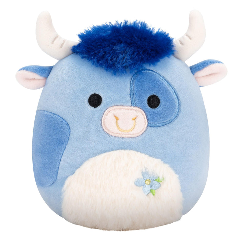 Squishmallows Original 7.5-Inch Bermayeh the Blue Bull - Easter Plush - Official Squishmallows Plush - Soft Easter Plush