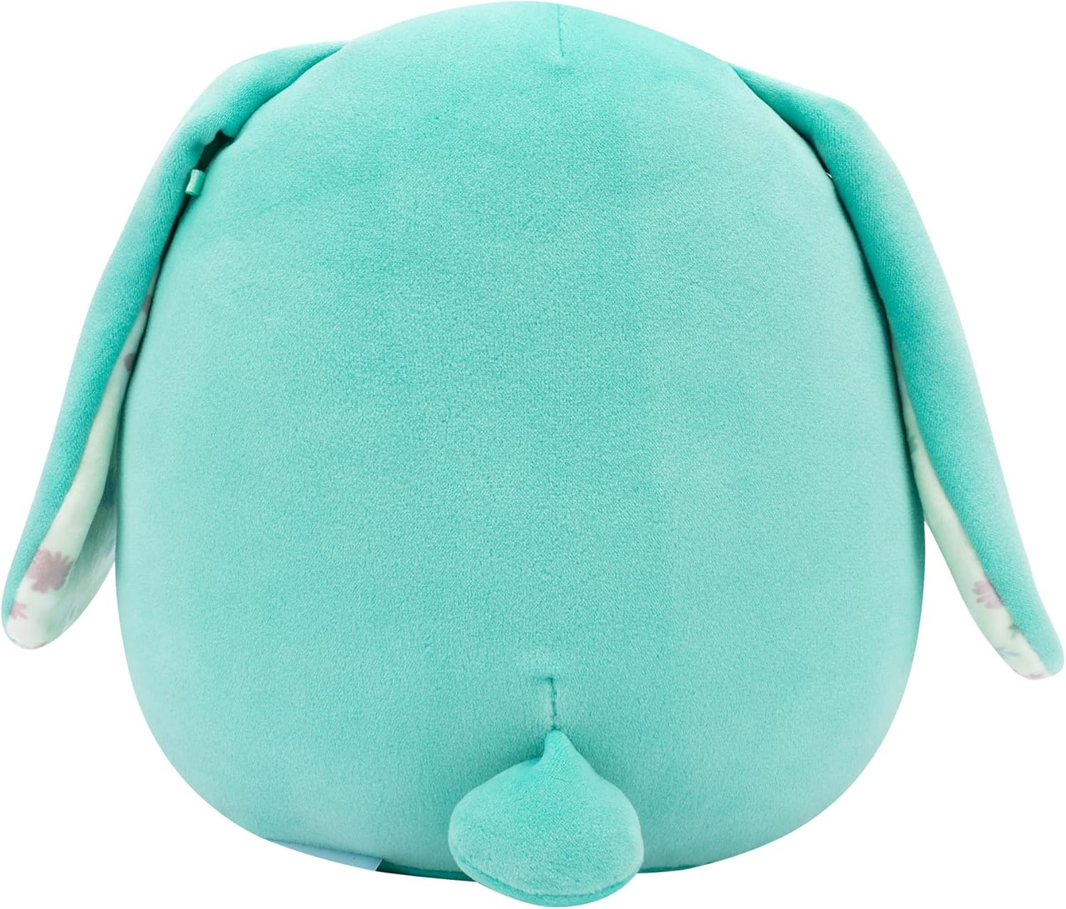 Squishmallows Original 7.5-Inch Regan the Turquoise Bunny with Closed Eyes and Floral Belly - Official Squishmallows Plush - Soft Easter Plush